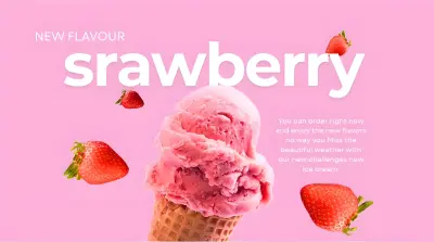 اعلان ايس كريم