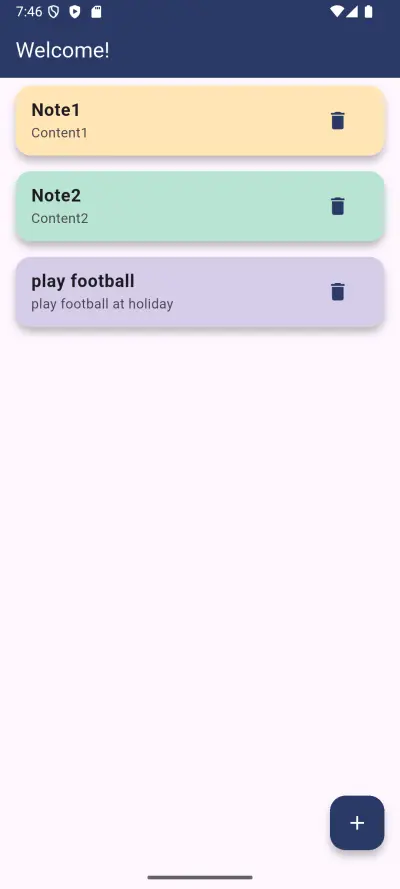 تطبيق الملاحظات (Notes App) باستخدام Flutter و Hive