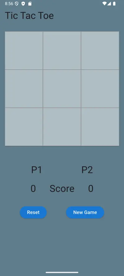 تطبيق لعبة “إكس-أو” (Tic-Tac-Toe) باستخدام Flutter