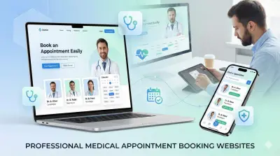 تصميم موقع لحجز مواعيد أطباء-Doctor Booking Website