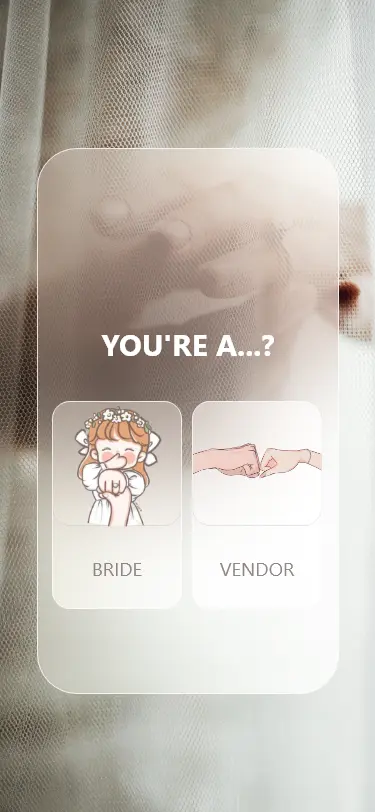 تصميم واجهات تطبيق wedding