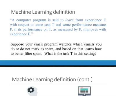 تلخيص مادة machine learning