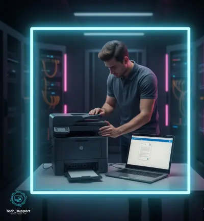 دعم فني لحل مشاكل الكمبيوتر والشبكة وتشخيص الأعطال عن بُعد