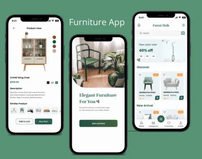 تصميم تطبيق اثاث