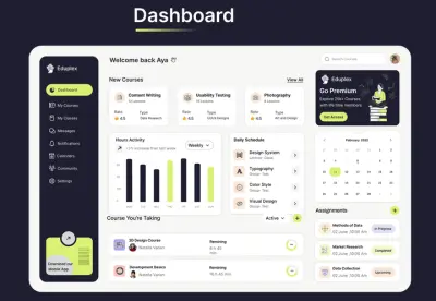 تصميم داش بورد بشكل احترافي