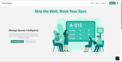 َQueue Management System - موقع تنظيم الطوابير