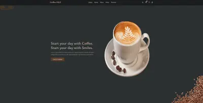 coffee-MKZ landing page