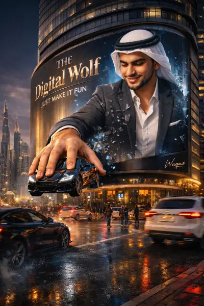 تصميم بتقنية cgi تفاعلي لمعرض سيارات