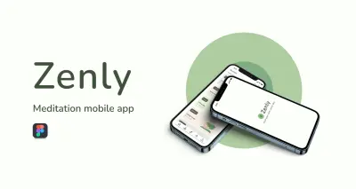 تصميم تطبيق موبايل Zenly-Meditation App