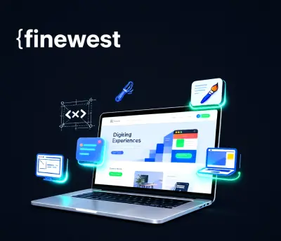 صفحة هبوط landing page لوكالة تصميم مواقع الكترونية websites احترافية