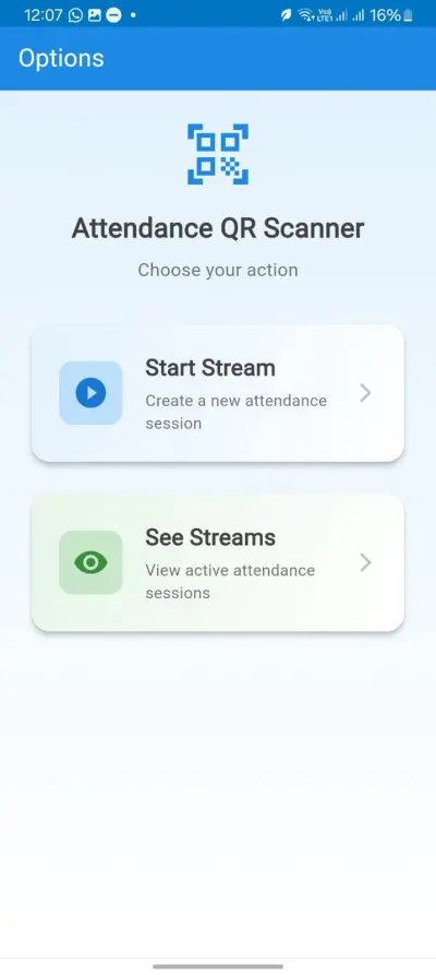 تسجيل الطلاب من خلال qr