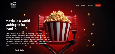 واجهة أمامية لمنصة أفلام