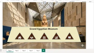 تحليل بيانات للمتحف المصري الكبير بواسطة Power Bi