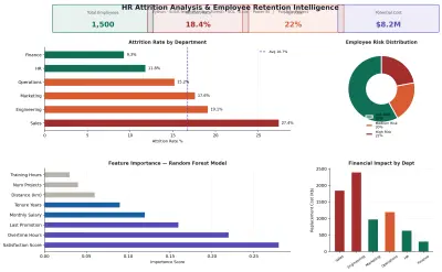 HR Attrition Analysis & Employee Retention Intelligence