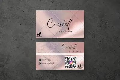 تصميم كارت احترافي لاشغال يدوية