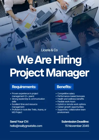 تصميم بوستر اعلاني لشركات