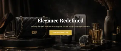 LuxeStyle | تجربة Luxury E-Commerce بواجهة احترافية