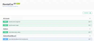 تطوير نظام تأجير سيارات بواجهة خلفية .NET