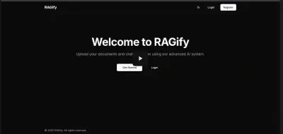RAGify: تطبيق للدردشة مع مستنداتك