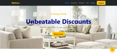 مشروع متجر إلكتروني متكامل مع لوحة تحكم (Vanilla JavaScript & Bootstrap)