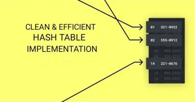 تنفيذ جدول التجزئة (Hash Table) بأربع طرق في Java