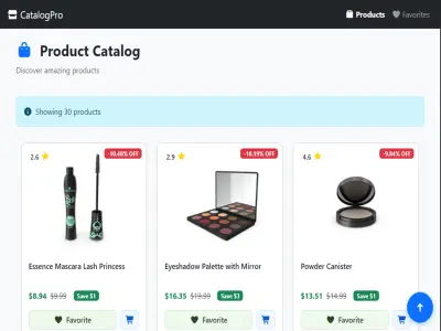 CatalogPro – Smart Product Discovery