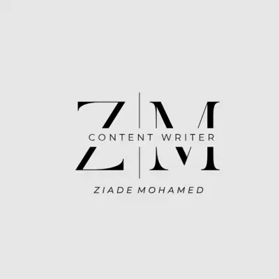 شعار ل"كاتب محتوي" (ZM Content Writer )