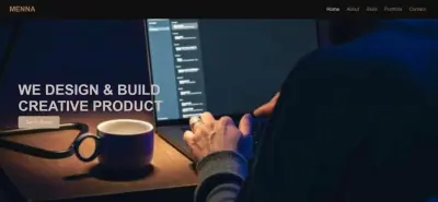 سأقوم بتصميم بورتفوليو شخصي احترافي وعصري، مناسب للمصممين والمطورين وصناع المحتوى.