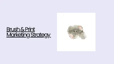Brush&Print Marketing strategy