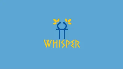 الهوية البصرية ل whisper