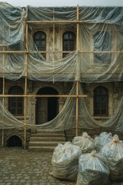 مشروع ترميم مبنى أثري من العصر العثماني