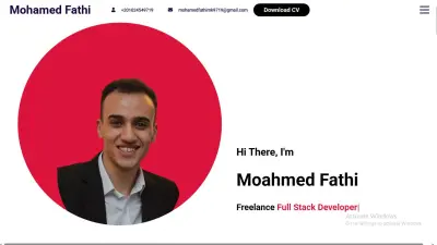 مشروع Portfolio احترافي