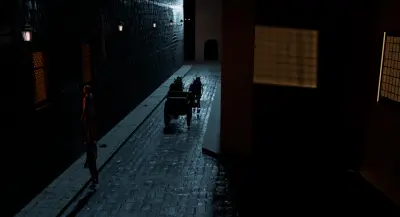 إضاءة وبيئة ثلاثية3D الأبعاد مستوحاة من فيلم "الممر" ليوسف شاهين