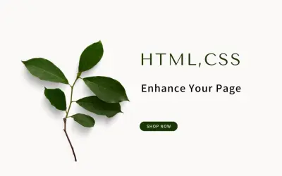 انشاء صفحه هبوط انيقه بالاستخدام html,css