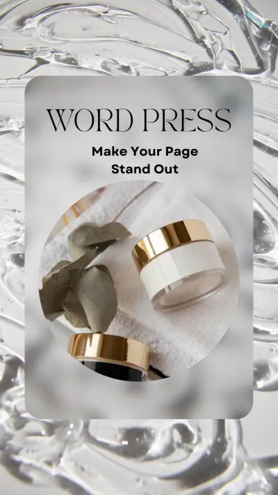 تصميم صفحة هبوط احترافية على ووردبريس