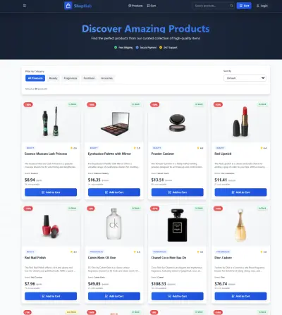 Angular Shop Hub