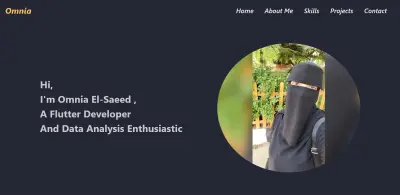 تصميم بورتفوليو احترافي وتفاعلي باستخدام Flutter