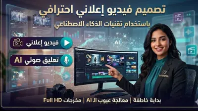 إنتاج فيديو إعلاني احترافي متكامل بالذكاء الاصطناعي
