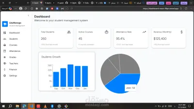 Dashboard School  Mangment System