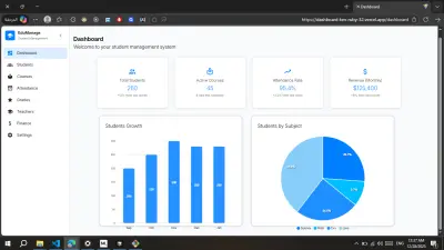 Dashboard School  Mangment System