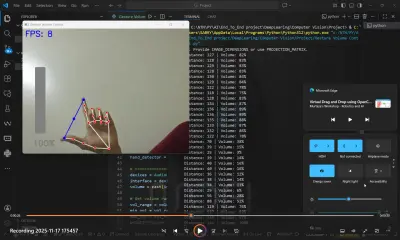 Gesture Volume Control System