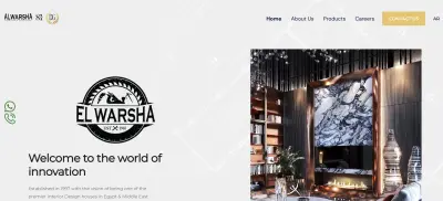 موقع شركة تصميم داخلي ومعماري - Al-Warsha