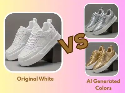 تغيير ألوان المنتجات ودمجها في ديكور واقعي بالذكاء الاصطناعي