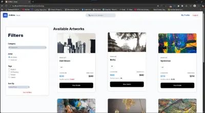 موقع مزادات لمعرض لوح فنيه