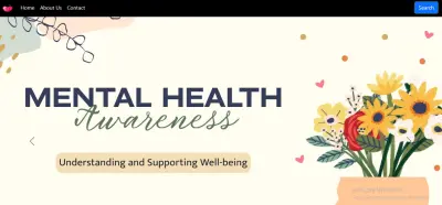 تطوير صفحة هبوط لعيادة نفسية مهتمة بالصحة النفسية