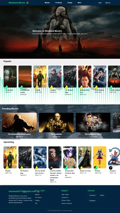موقع أفلام احترافي — تصفح، بحث، قوائم مفضلة، مراجعات ومقاطع فيديو