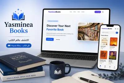 Yasminea Books | متجر كتب إلكتروني باستخدام Next.js