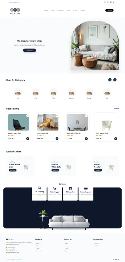 تصميم وانشاء صفحه هبوط جذابه ومميزه