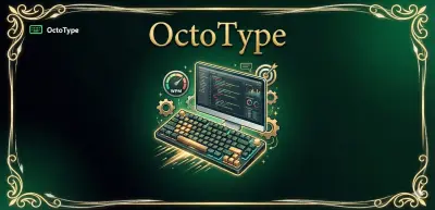 OctoType – منصة لاختبار سرعة الكتابة (Typing Speed Test)