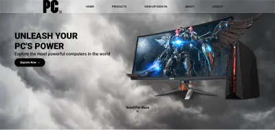 تصميم واجهة متجر إلكتروني احترافي للأجهزة (PC & Mobile) بـ HTML/CSS